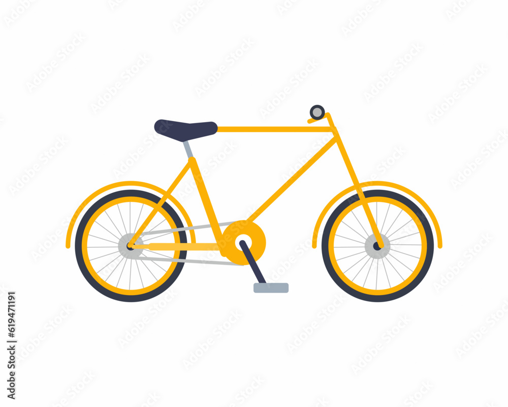 Obraz premium Cycling race sport Mountain bicycle for travelling vector illustration 