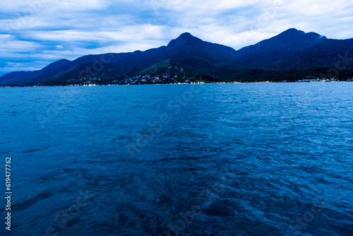 ocean and mountains