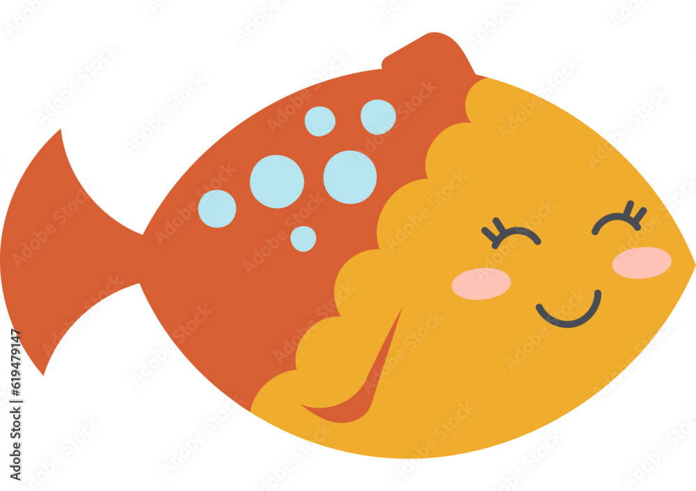 Fish Cute Character