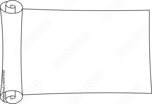 Old scroll clipart