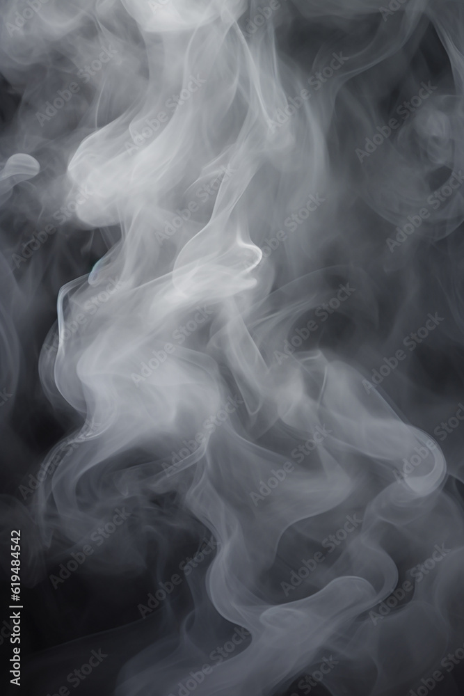 Gray smoke pattern background.	
