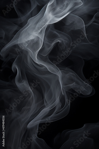 Gray smoke pattern background. 