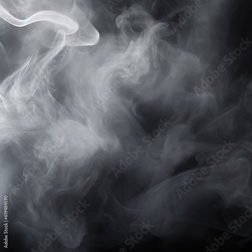 Gray smoke pattern background. 
