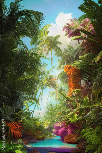 Beautiful Tropical Landscape