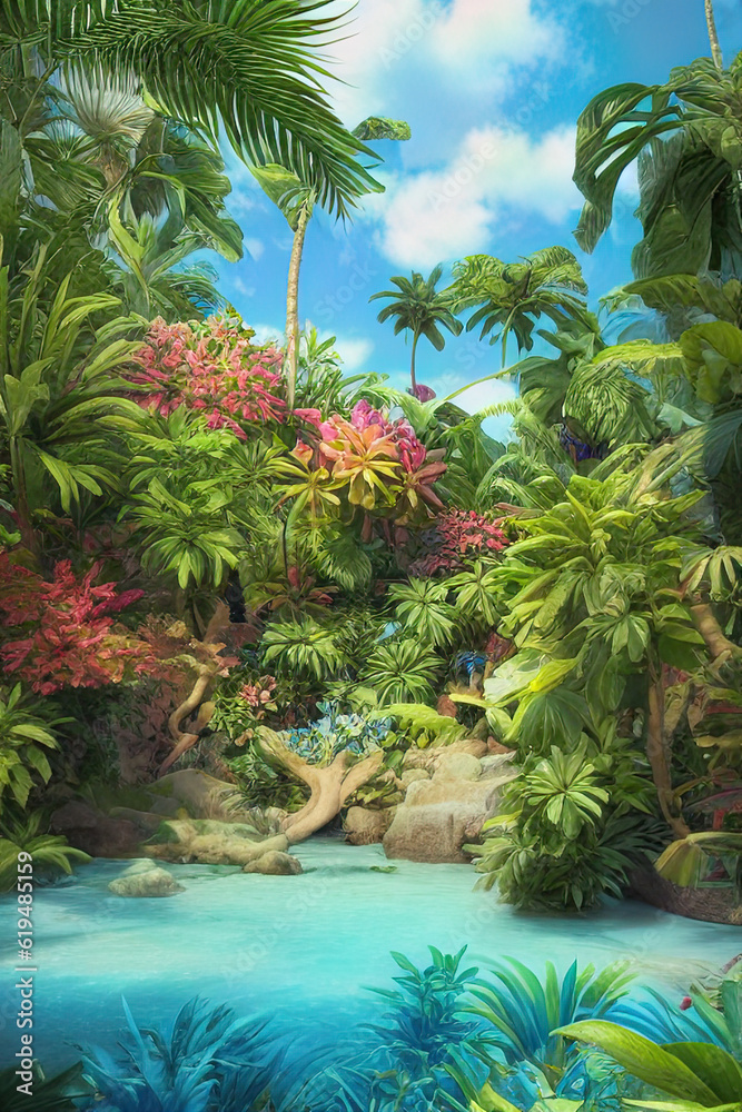 Beautiful Tropical Landscape