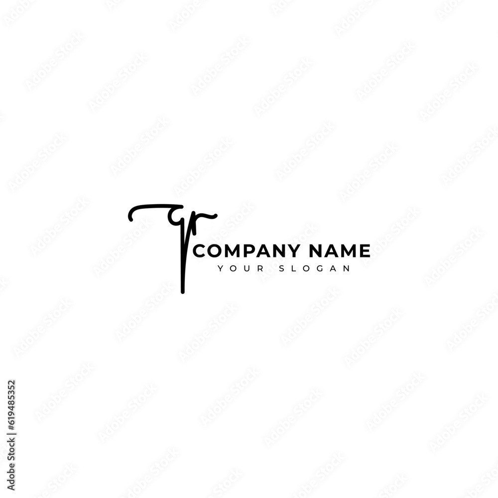 Qr Initial signature logo vector design Qr Initial signature logo vector design