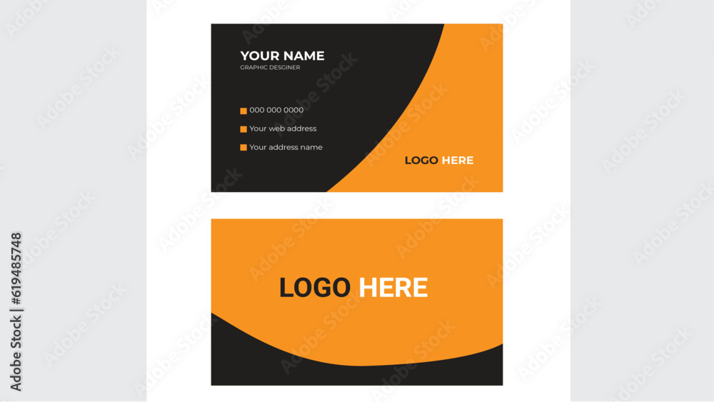 creative modern name card and business card.Modern Business Card - Creative and Clean Business Card Template. creative modern name card and business card.Modern Business Card - Creative and Clean Business Card Template.