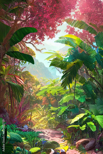 Beautiful Tropical Landscape