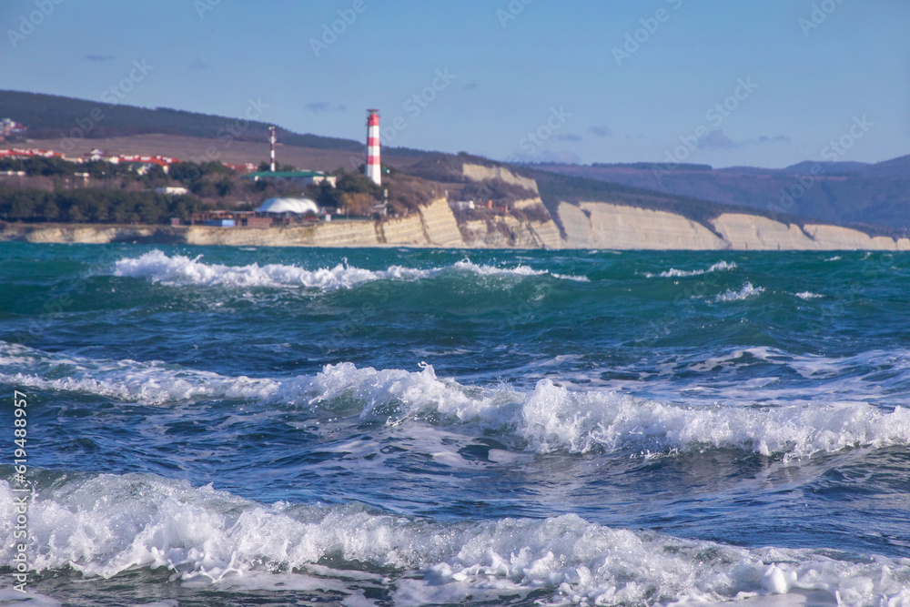 landscape on sea