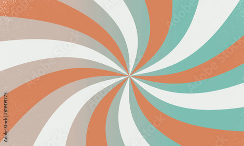 Groovy 70s background. Groovy psychedelic background , Flat Design, Hippie Aesthetic. Vector illustration