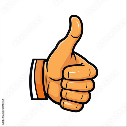 thumb up hand sign
