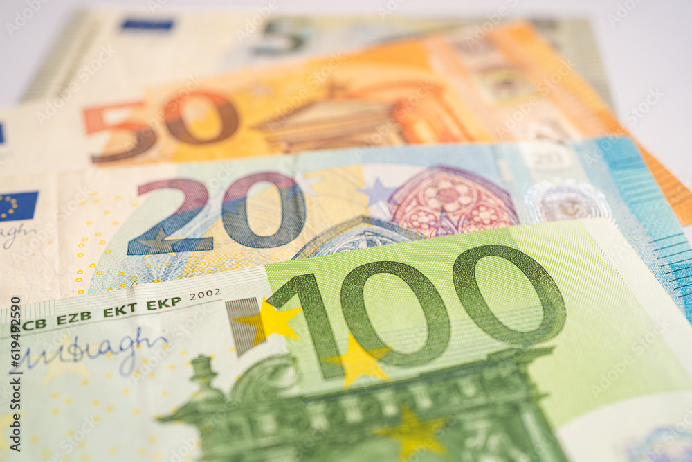 Euro banknote, Europe money, economy finance exchange trade investment concept. Euro banknote, Europe money, economy finance exchange trade investment concept.