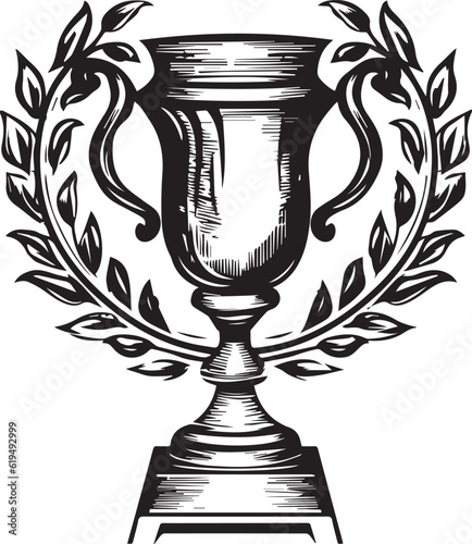 Trophy Prize Winner Award Laurels Cup