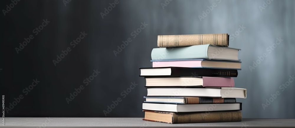 Education concept. Set on wooden table by books for back to school for studying, reading with copy space Education concept. Set on wooden table by books for back to school for studying, reading with copy space