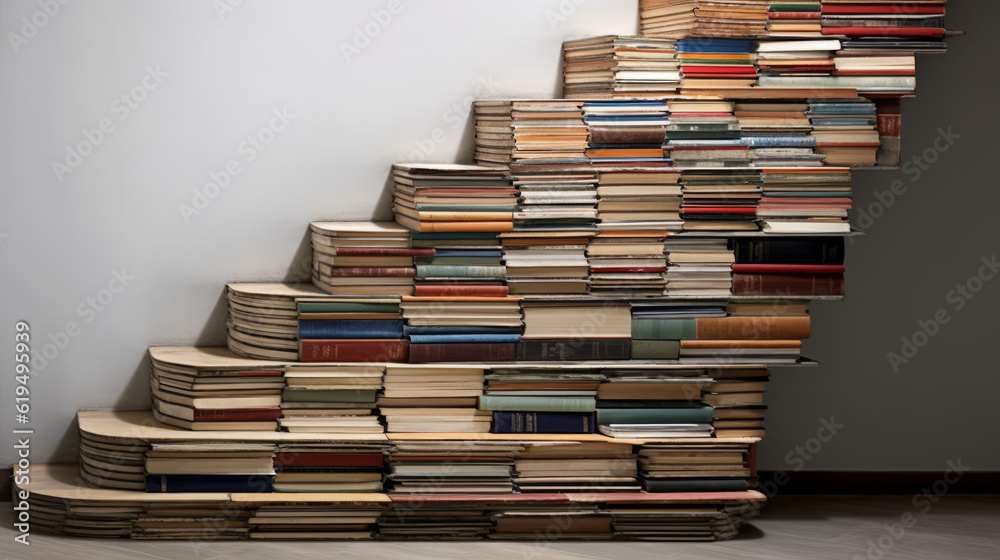 stack of books, big pile of books, generative ai stack of books, big pile of books, generative ai