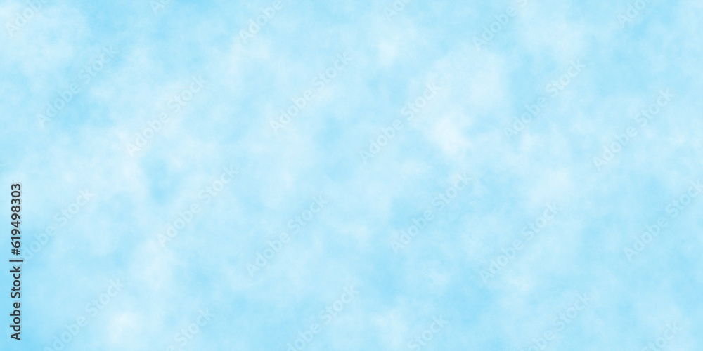 Obraz premium blue sky with clouds. Light sky blue shades watercolor background.Grunge blue background with space for text,watercolor abstract painting of blue grunge texture. 