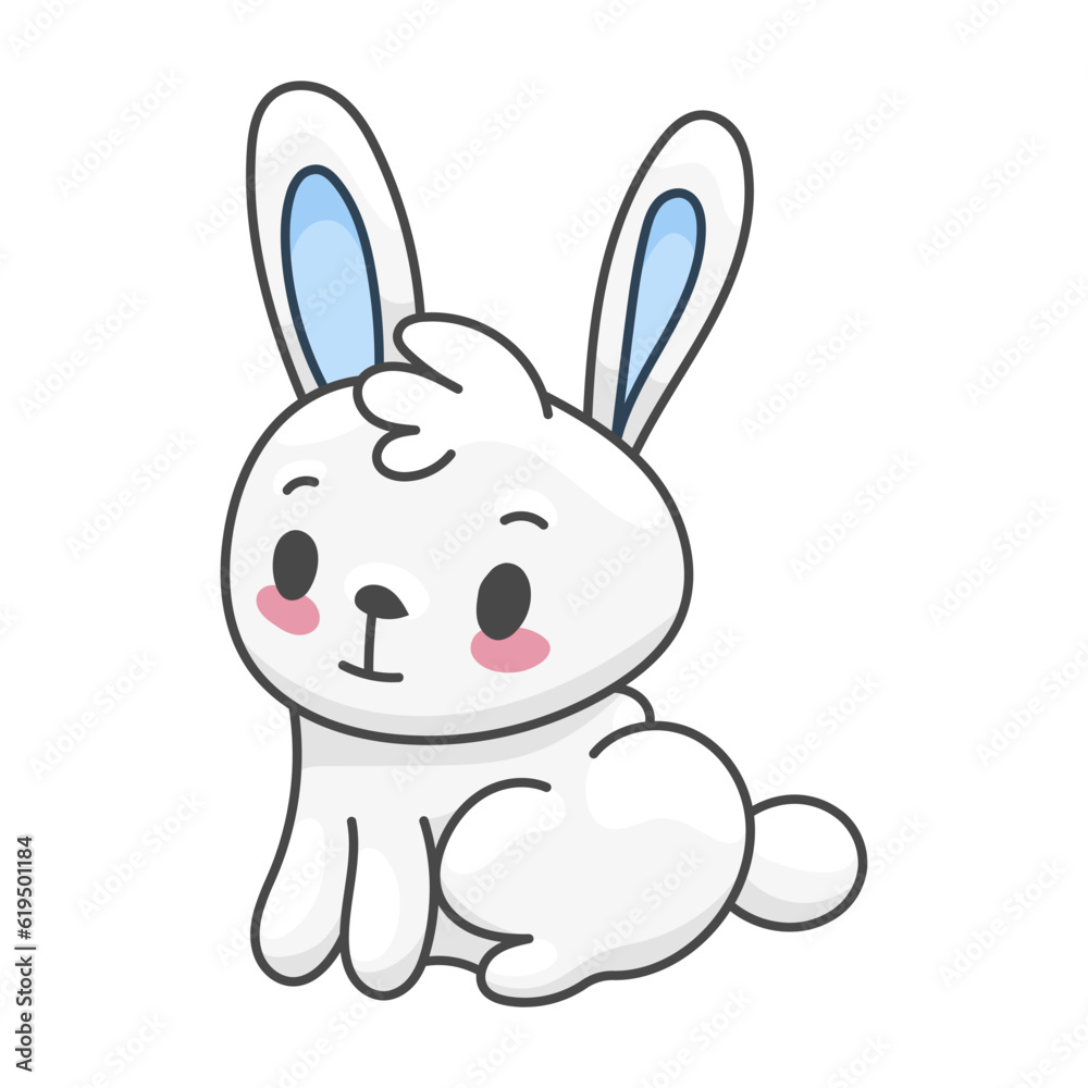 Sticker Hare Character Sticker Hare Character
