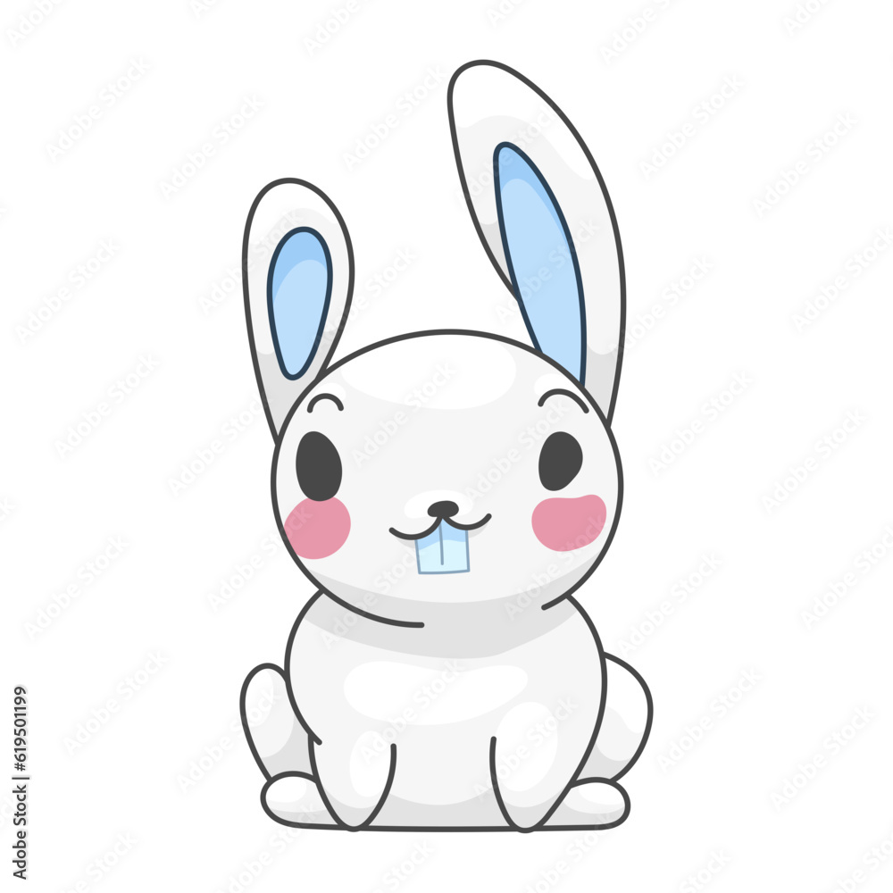 Sticker Hare Character