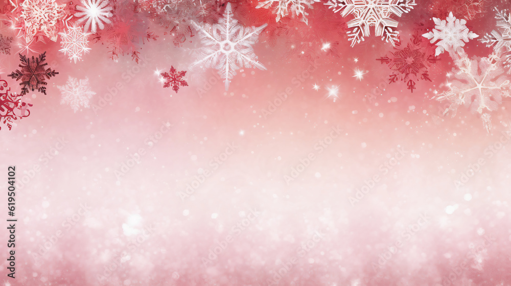 Winter background with snowflakes and bokeh lights. Christmas background. Winter background with snowflakes and bokeh lights. Christmas background.