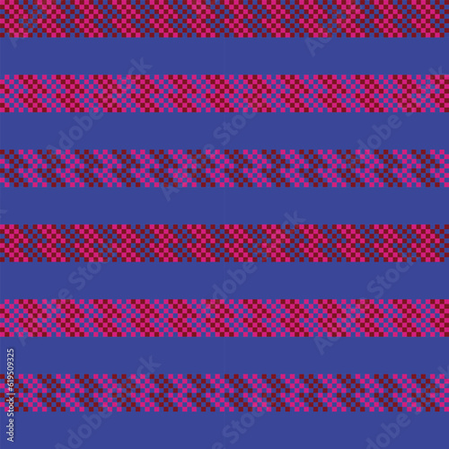 Colourful Textured Fair Isle Seamless Pattern Design