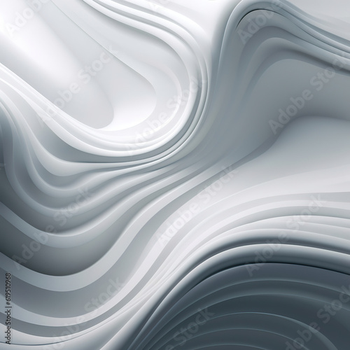 Abstract 3D White Seamless Wallpaper Ai Generated White, Blue, Green © Asghar