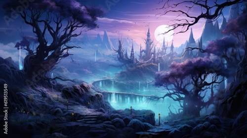 Fantasy Landscape Game Art