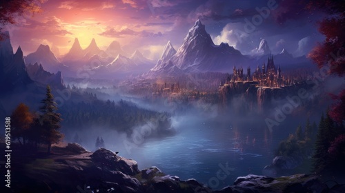 Fantasy Landscape Game Art © Damian Sobczyk