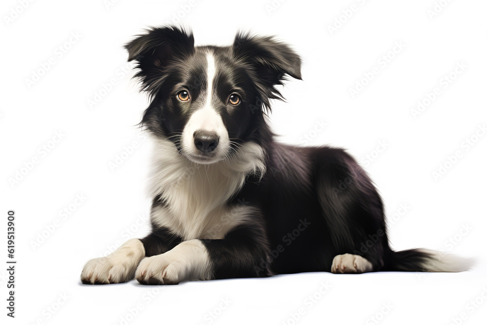 Fototapeta premium border collie puppy