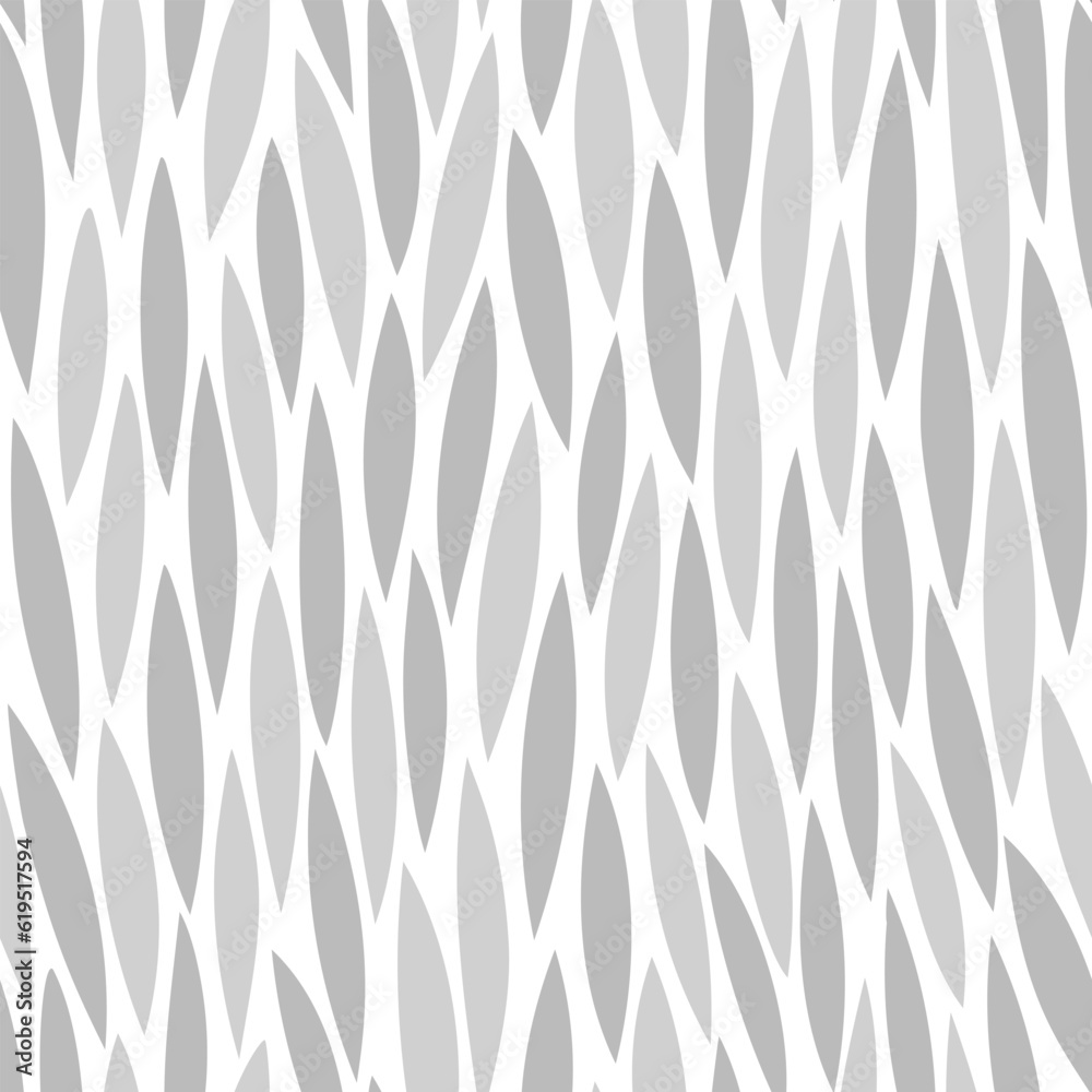 Floral seamless vector pattern. Leafs subtle background. Abstract grey field grass ornament Floral seamless vector pattern. Leafs subtle background. Abstract grey field grass ornament