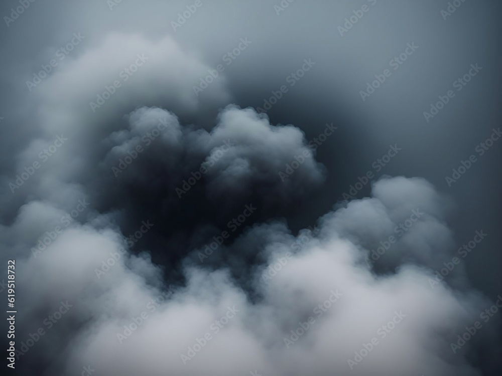 Naklejka premium mysterious fog and smoke abstract background white background,red background,blue background,generative ai illustration art