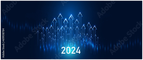 Business growth currency stock and investment economy for the year 2024.
