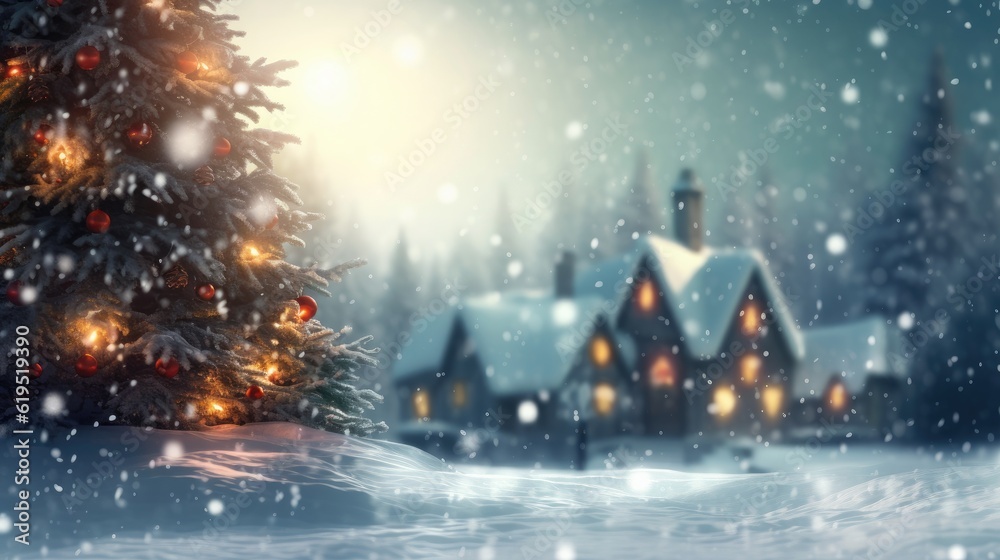 Christmas and New Year background for product placement Christmas and New Year background for product placement