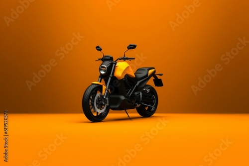 Motorbike mockup background. Generate Ai