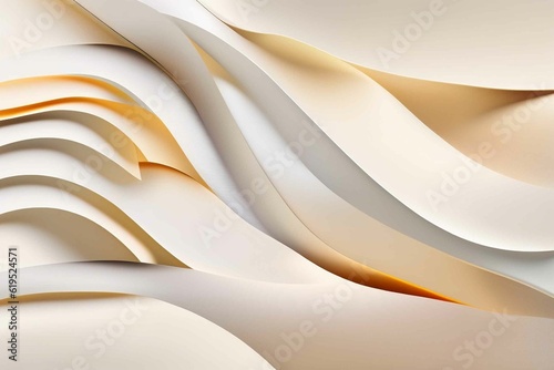 Minimal geometric white light background abstract design. 