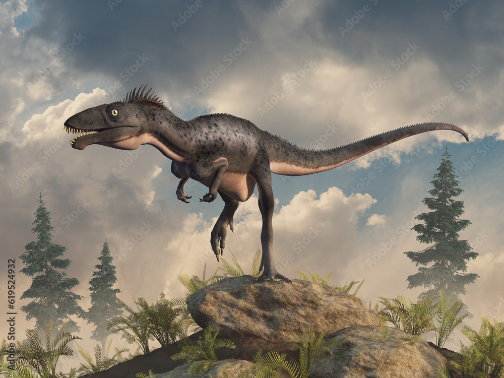 Masiakasaurus, a late Cretaceous dinosaur from Madagascar. Known for ...