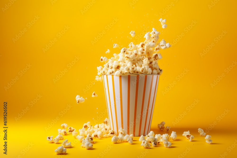 Popcorn bucket. Generate Ai