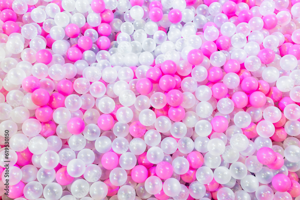 Pink Balls Background