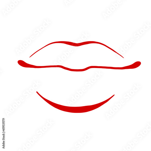 Lips Outline