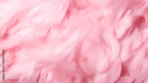 He creates a pink texture background for a photo with skill and finesse.