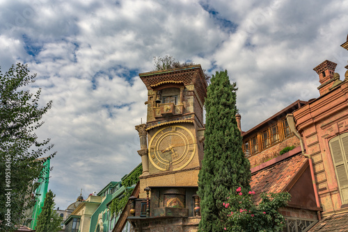 Clock Tower in Tbilisi Georgia 