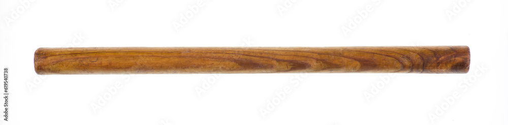 wooden stick,rolling pin isolated on white background wooden stick,rolling pin isolated on white background