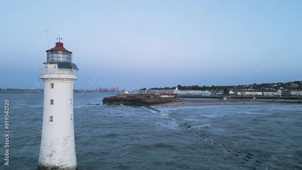 New Brighton lighthouse, Wirral, Merseyside, England New Brighton lighthouse, Wirral, Merseyside, England