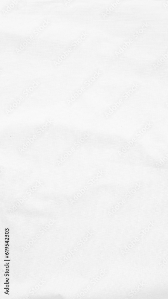 Organic Fabric cotton backdrop White linen canvas crumpled natural cotton fabric Natural handmade linen top view background  organic Eco textiles White Fabric linen texture