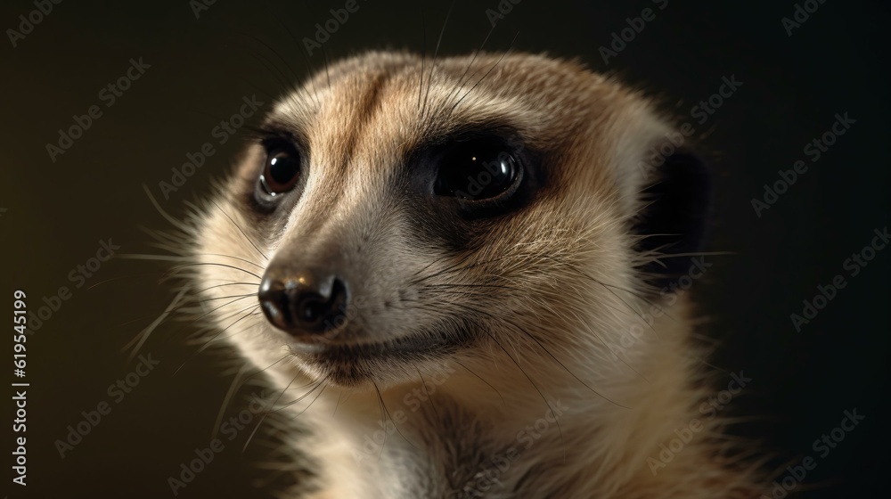 meerkat on the ground animal mammal cute wildlife generative ai meerkat on the ground animal mammal cute wildlife generative ai