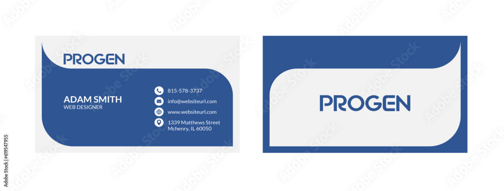 Obraz premium Corporate Business Card, Visiting Card, Name Card