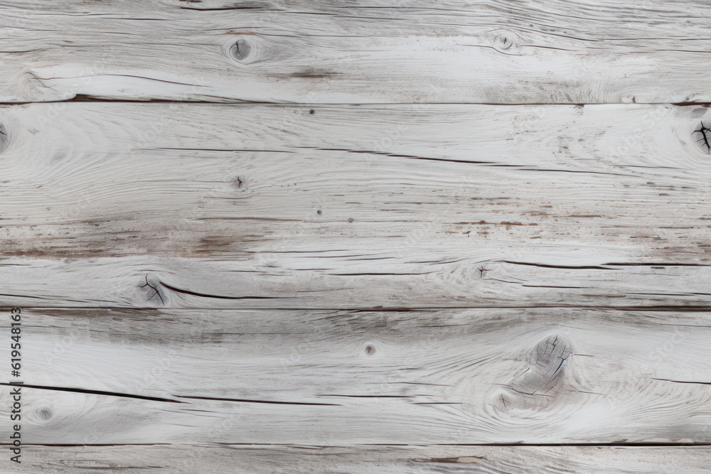 Naklejka premium Blank Grungy Driftwood Surface with Woodgrain Texture, AI generated