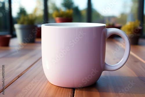 cup mockup. Generative AI 
