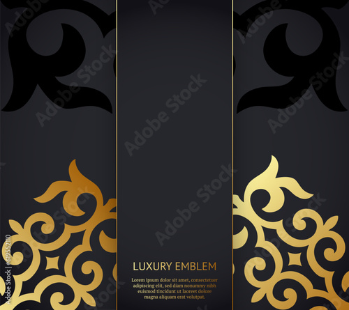 Vector luxury islamic floral mandala background. Can be used for jewelry, beauty and fashion industry. Great for logo, monogram, invitation, flyer, menu, brochure, postcard, background. Asian ornament