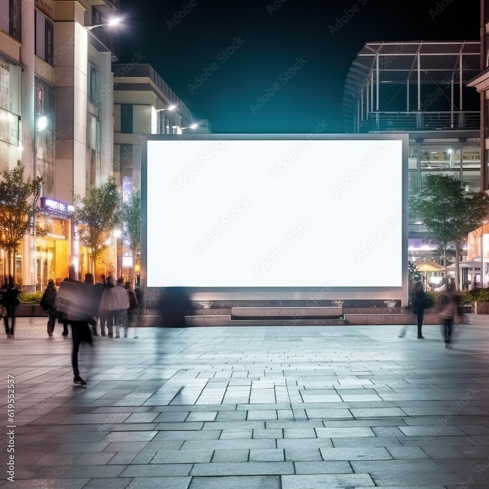 customizable digital signage screen in a public place, generative ai customizable digital signage screen in a public place, generative ai