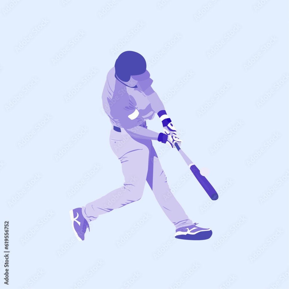 Fototapeta premium player silhouette, baseball, baseball player
